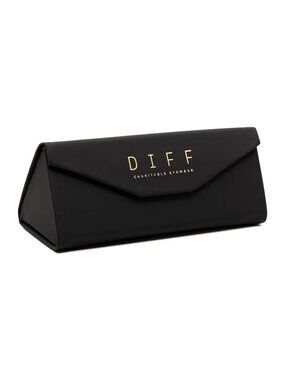 Diff Black Folding Soft Touch Vegan Leather Eyewear Case